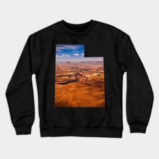 Utah State Outline - Canyonlands National Park Crewneck Sweatshirt